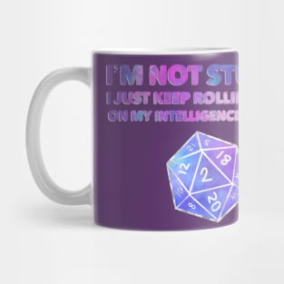 Dungeons & Dragons - I’m not stupid intelligence check Mug